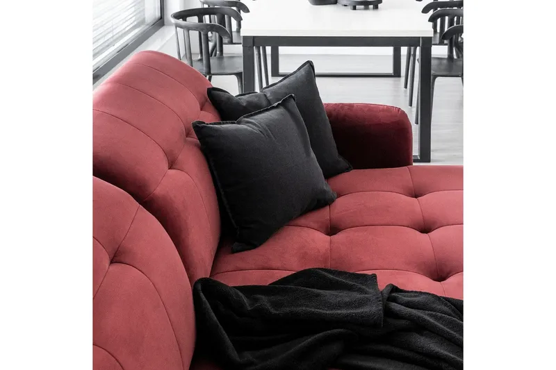 Hörnsoffa Eltap Lorelle 225x160x105 cm - Berlin 03, Beige, Höger - Möbler - Soffa - Bäddsoffa - Bäddsoffa divan