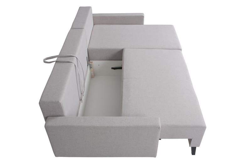 Hörnsoffa Oviedo - Grå - Möbler - Soffa - Bäddsoffa - Bäddsoffa divan