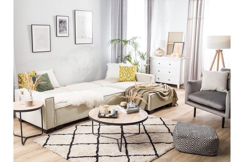 Halsnead Hörnbäddsoffa Vänster - Beige - Möbler - Soffa - Bäddsoffa - Bäddsoffa divan