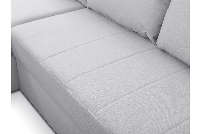 Herosa 3-sits Bäddsoffa med Divan med Förvaring - Blå/Grå - Möbler - Soffa - Bäddsoffa - Bäddsoffa divan