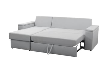 Herosa 3-sits Bäddsoffa med Divan med Förvaring - Grå - Möbler - Soffa - Bäddsoffa - Bäddsoffa divan