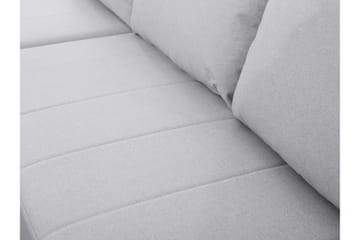 Herosa 3-sits Bäddsoffa med Divan med Förvaring - Grå/Rosa - Möbler - Soffa - Bäddsoffa - Bäddsoffa divan