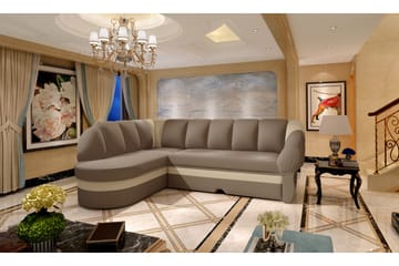 Hung Bäddsoffa med Divan - Brun - Möbler - Soffa - Bäddsoffa - Bäddsoffa divan