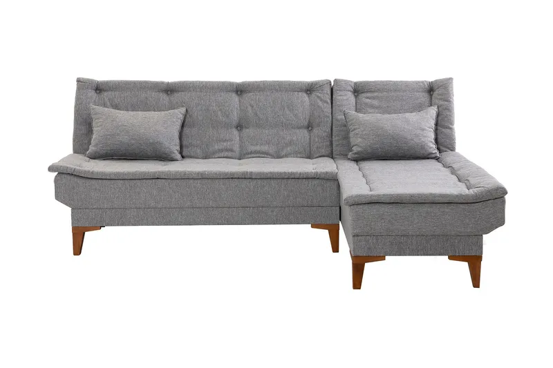 Hunterville Bäddsoffa m. Divan 4-sits 107x205, Grå