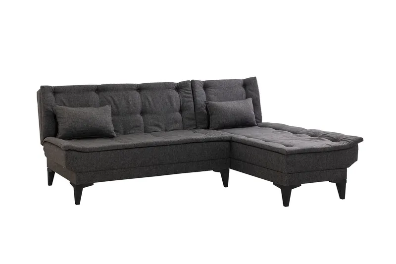 Hunterville Bäddsoffa m. Divan 4-sits, Antracit