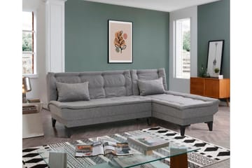 Hunterville Bäddsoffa m. Divan 4-sits - Grå - Möbler - Soffa - Bäddsoffa - Bäddsoffa divan