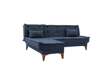 Hunterville Bäddsoffa m. Divan 4-sits - Mörkblå - Möbler - Soffa - Bäddsoffa - Bäddsoffa divan