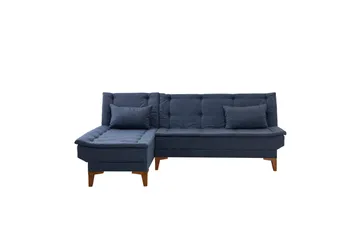 Hunterville Bäddsoffa m. Divan 4-sits - Mörkblå - Möbler - Soffa - Bäddsoffa - Bäddsoffa divan
