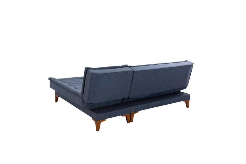 Hunterville Bäddsoffa m. Divan 4-sits - Mörkblå - Möbler - Soffa - Bäddsoffa - Bäddsoffa divan