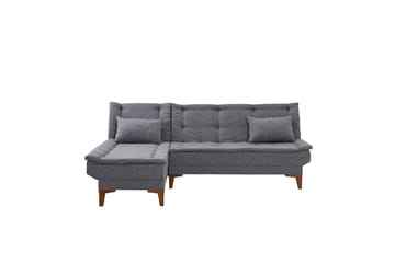 Hunterville Bäddsoffa m. Divan 4-sits - Mörkgrå - Möbler - Soffa - Bäddsoffa - Bäddsoffa divan