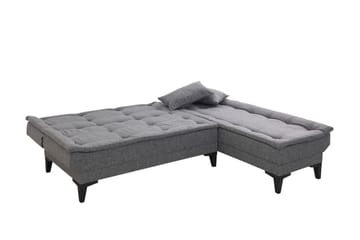 Hunterville Bäddsoffa m. Divan 4-sits - Mörkgrå - Möbler - Soffa - Bäddsoffa - Bäddsoffa divan