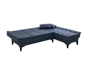 Hunterville Bäddsoffa m. Divan 4-sits - Marinblå - Möbler - Soffa - Bäddsoffa - Bäddsoffa divan