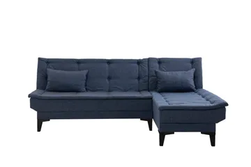 Hunterville Bäddsoffa m. Divan 4-sits - Marinblå - Möbler - Soffa - Bäddsoffa - Bäddsoffa divan