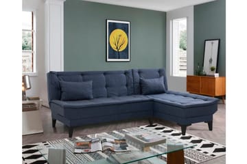 Hunterville Bäddsoffa m. Divan 4-sits - Marinblå - Möbler - Soffa - Bäddsoffa - Bäddsoffa divan