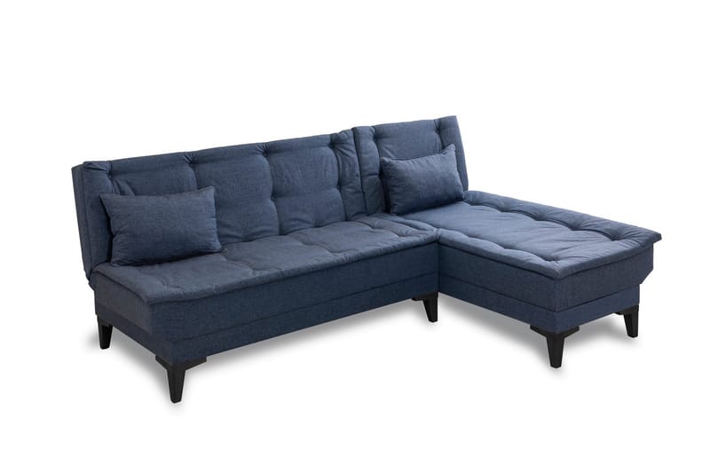 Hunterville Bäddsoffa m. Divan 4-sits - Marinblå - Möbler - Soffa - Bäddsoffa - Bäddsoffa divan