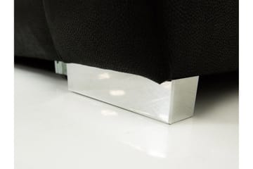 Irja Bäddsoffa m. Divan 3-sits med Förvaring - Svart - M öbler - Soffa - Bäddsoffa - Bäddsoffa divan