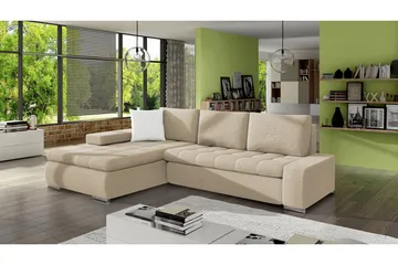 Irja Bäddsoffa m. Divan L-formad - Möbler - Soffa - Bäddsoffa - Bäddsoffa divan