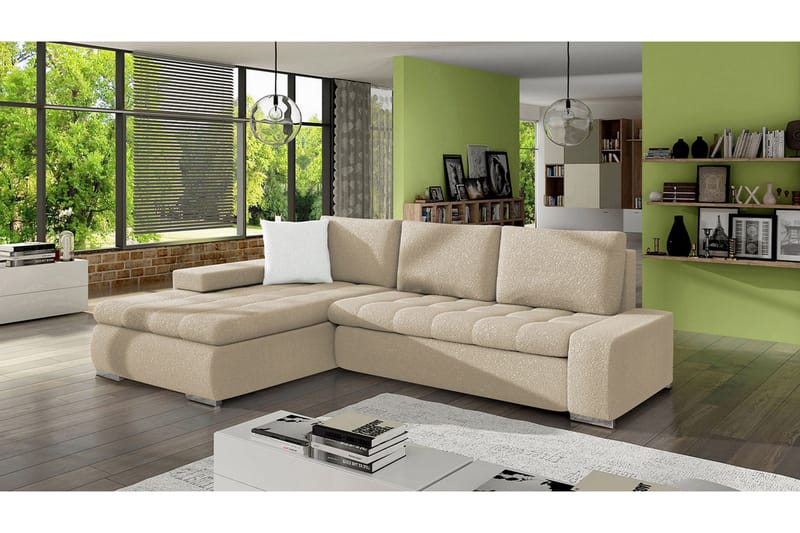 Irja Bäddsoffa m. Divan L-formad - Möbler - Soffa - Bäddsoffa - Bäddsoffa divan