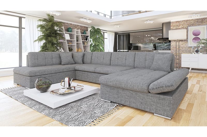 Jampra Bäddsoffa - Grå - Möbler - Soffa - Bäddsoffa - Bäddsoffa divan