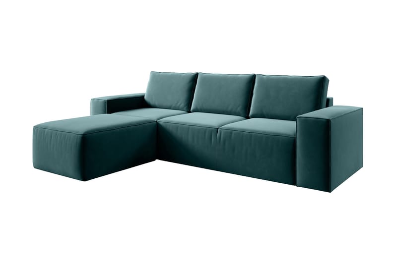 Kamli Bäddsoffa m. Divan med Förvaring - Blå - Möbler - Soffa - Bäddsoffa - Bäddsoffa divan