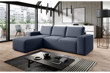 Kamli Bäddsoffa m. Divan med Förvaring - Blå - Möbler - Soffa - Bäddsoffa - Bäddsoffa divan