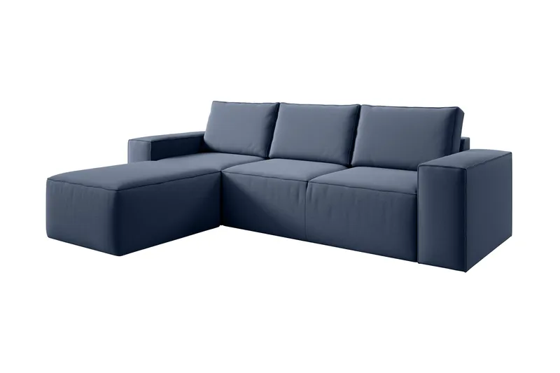 Kamli Bäddsoffa m. Divan med Förvaring - Blå - Möbler - Soffa - Bäddsoffa - Bäddsoffa divan