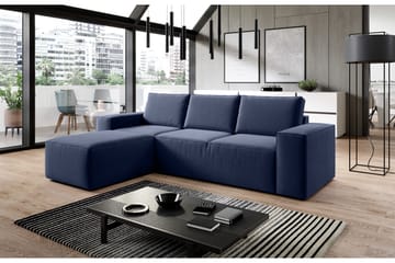 Kamli Bäddsoffa m. Divan med Förvaring - Blå - Möbler - Soffa - Bäddsoffa - Bäddsoffa divan