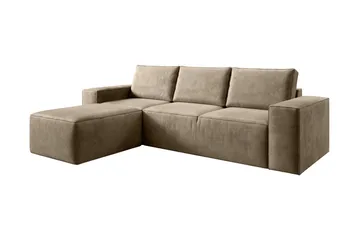 Kamli Bäddsoffa m. Divan med Förvaring - Brun - Möbler - Soffa - Bäddsoffa - Bäddsoffa divan