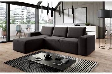 Kamli Bäddsoffa m. Divan med Förvaring - Brun - Möbler - Soffa - Bäddsoffa - Bäddsoffa divan