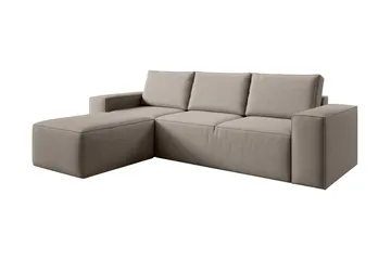 Kamli Bäddsoffa m. Divan med Förvaring - Brun - Möbler - Soffa - Bäddsoffa - Bäddsoffa divan