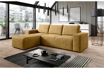 Kamli Bäddsoffa m. Divan med Förvaring - Brun - Möbler - Soffa - Bäddsoffa - Bäddsoffa divan
