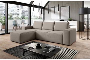Kamli Bäddsoffa m. Divan med Förvaring - Brun - Möbler - Soffa - Bäddsoffa - Bäddsoffa divan