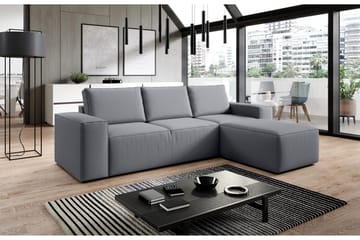 Kamli Bäddsoffa m. Divan med Förvaring - Grå - Möbler - Soffa - Bäddsoffa - Bäddsoffa divan