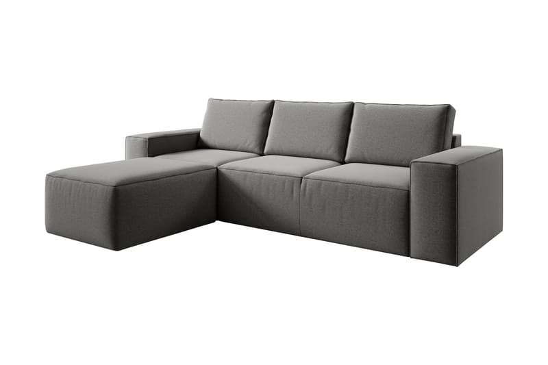 Kamli Bäddsoffa m. Divan med Förvaring - Grå - Möbler - Soffa - Bäddsoffa - Bäddsoffa divan