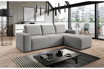 Kamli Bäddsoffa m. Divan med Förvaring - Grå - Möbler - Soffa - Bäddsoffa - Bäddsoffa divan