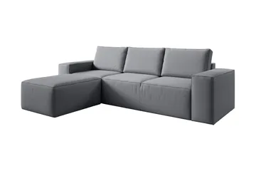 Kamli Bäddsoffa m. Divan med Förvaring - Grå - Möbler - Soffa - Bäddsoffa - Bäddsoffa divan