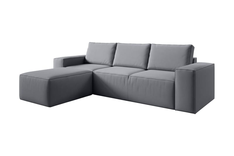 Kamli Bäddsoffa m. Divan med Förvaring - Grå - Möbler - Soffa - Bäddsoffa - Bäddsoffa divan