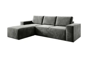 Kamli Bäddsoffa m. Divan med Förvaring - Grå - Möbler - Soffa - Bäddsoffa - Bäddsoffa divan