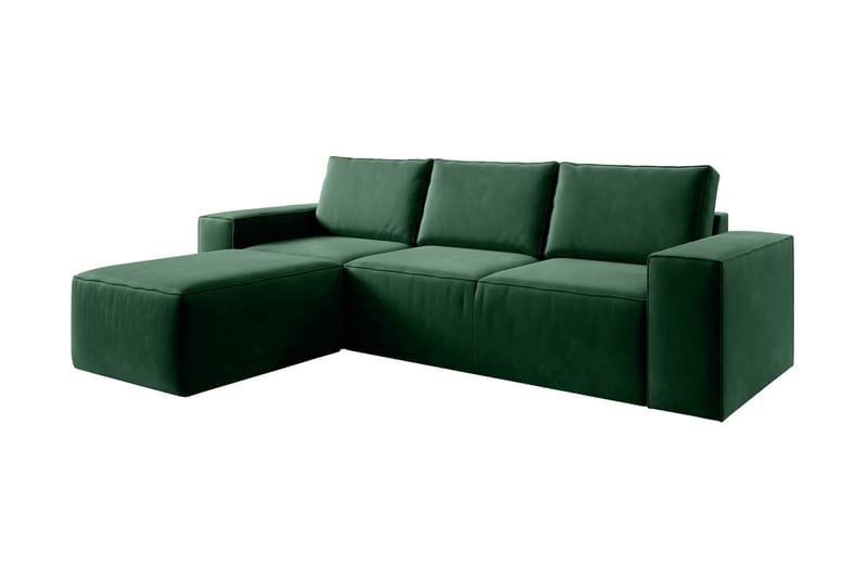 Kamli Bäddsoffa m. Divan med Förvaring - Grön - Möbler - Soffa - Bäddsoffa - Bäddsoffa divan