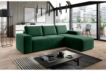 Kamli Bäddsoffa m. Divan med Förvaring - Grön - Möbler - Soffa - Bäddsoffa - Bäddsoffa divan
