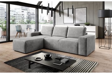Kamli Bäddsoffa m. Divan med Förvaring - Ljusgrå - Möbler - Soffa - Bäddsoffa - Bäddsoffa divan