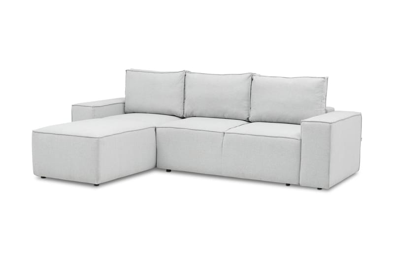 Kamli Bäddsoffa m. Divan med Förvaring - Ljusgrå - Möbler - Soffa - Bäddsoffa - Bäddsoffa divan