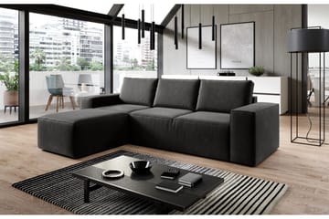 Kamli Bäddsoffa m. Divan med Förvaring - Mörkgrå - Möbler - Soffa - Bäddsoffa - Bäddsoffa divan