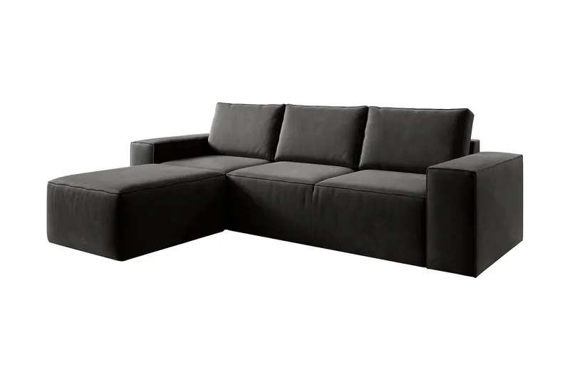 Kamli Bäddsoffa m. Divan med Förvaring - Mörkgrå - Möbler - Soffa - Bäddsoffa - Bäddsoffa divan