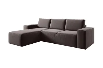 Kamli Bäddsoffa m. Divan med Förvaring - Mörkgrå - Möbler - Soffa - Bäddsoffa - Bäddsoffa divan