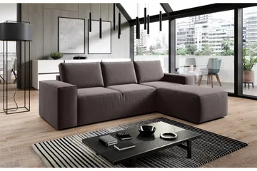 Kamli Bäddsoffa m. Divan med Förvaring - Mörkgrå - Möbler - Soffa - Bäddsoffa - Bäddsoffa divan