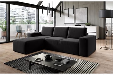 Kamli Bäddsoffa m. Divan med Förvaring - Svart - Möbler - Soffa - Bäddsoffa - Bäddsoffa divan