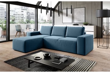 Kamli Bäddsoffa m. Divan med Förvaring - Turkos - Möbler - Soffa - Bäddsoffa - Bäddsoffa divan