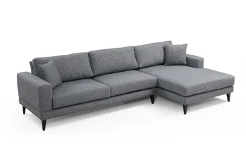 Katilaya Bäddsoffa med Divan Höger - Grå - Möbler - Soffa - Bäddsoffa - Bäddsoffa divan