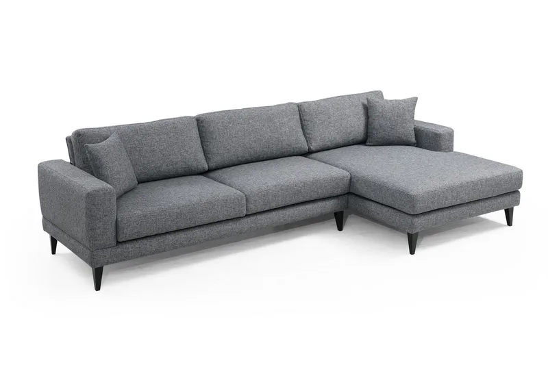 Katilaya Bäddsoffa med Divan Höger - Grå - Möbler - Soffa - Bäddsoffa - Bäddsoffa divan